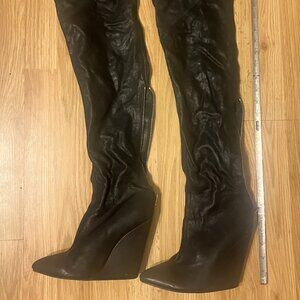 Kathryn Amberleigh Knee-High Real Leather Boots